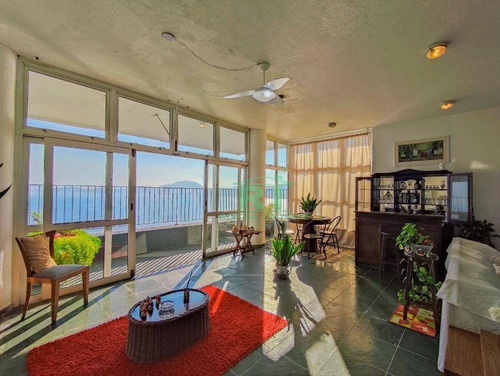 Imagem 3 de 30 de Casa Na Praia, Condomínio Fechado, Frente Mar, 7 Suítes, Lazer, Península, Guarujá. - Ca0424