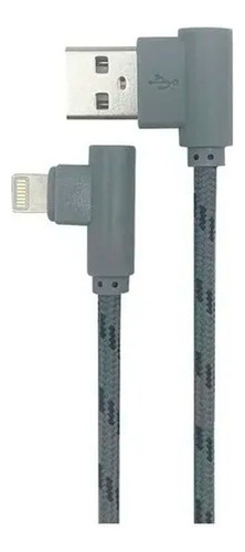Cable GTC Usb A Carga Rapida 3.0 Usb Mallado 1mt Para Iphone