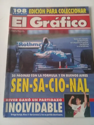 Revista El Gráfico 3940 Fórmula 1 En Argentina 108 Páginas (Usado)