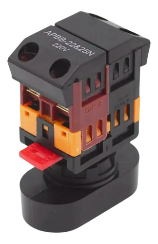 Botão Duplo Liga/desliga Com Ressalto Iluminado Norma Nr12
