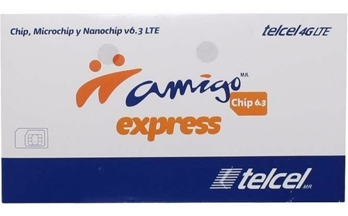 Chip Telcel (baja California) Paquete 50