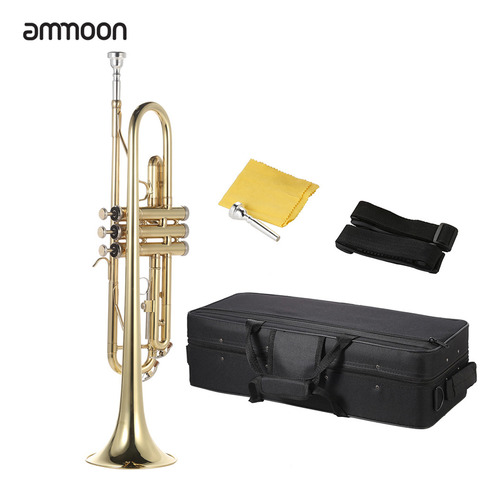 Estuche Ammoon Para Instrumento De Trompa Musical Con Correa