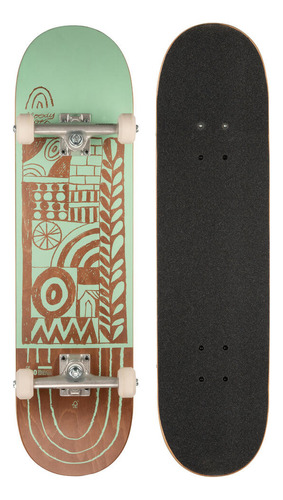 Skateboard Completo Cp500 Fury Tamanho 8,25