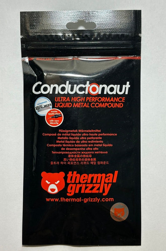 Pasta Termica Grizzly Conductonaut Metal Liquido 5 Gramos