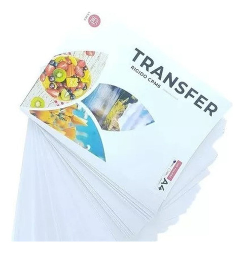 Papel Transfer Laser Rigido - A4 100gr 100 Folhas 