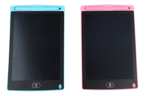 Tableta De Escritura Lcd Para Niños, 2 Unidades, Protección