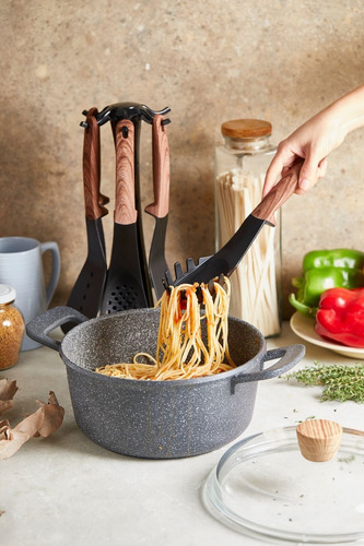 Imagen 3 de 10 de Set X6 Utensilios Wood - Maestro De Cocina