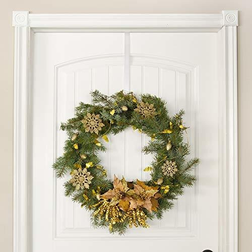 Imagen 4 de 5 de Gancho Rnd Para Colgar Corona De Navidad En Puerta - Blanco
