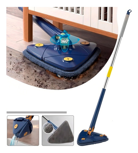 Mop Triângulo Multiuso Dobrável Para Fácil Armazenamento