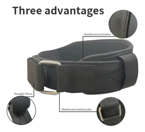 Cinturón Para Levantar Pesas Ajustable, Gimnasio, Fitness