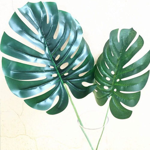 Planta Artificial Hoja Costilla De Adan Deco Interiores 61cm
