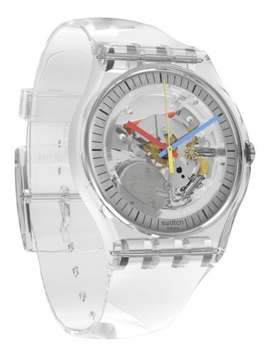 Reloj Swatch Hombre New Gent Swatch Clear Clearly So29k100