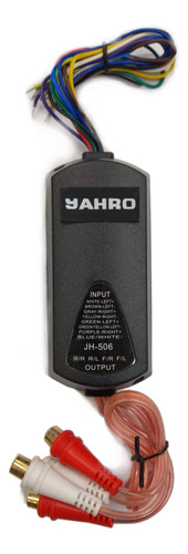 Adaptador De Impedancia Jahro Jh-506 Con Remoto 4 Salidas 