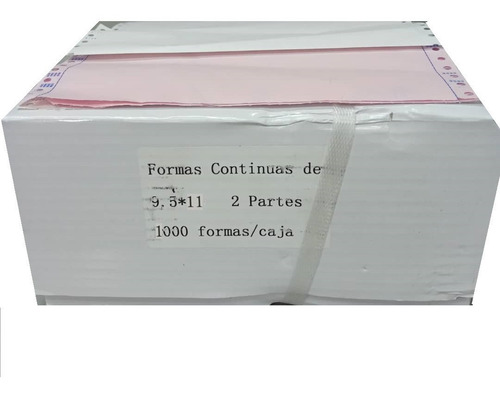 Papel Forma Continua 2 Partes Tamaño Carta 1000 Formas