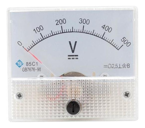 2 Medidores Analógicos 85x1, Voltímetro, Voltímetro Corri