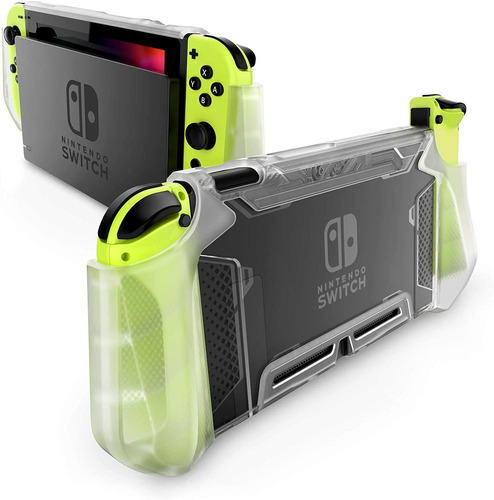 Funda Agarre Cómodo Para Nintendo Switch Transparente