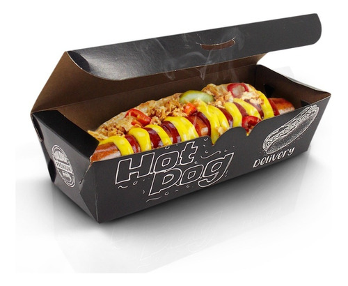 Embalagem, Caixas Caixinhas Hot Dog(cachorro Quente) 1000pçs