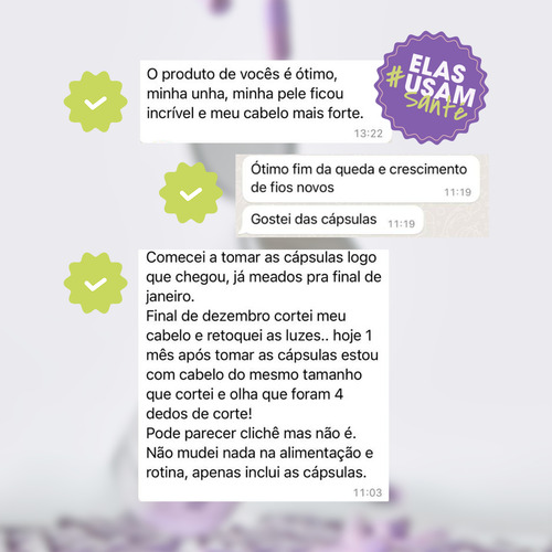 Crescimento Combate Queda Cabelo Biotina Acido Hialuronico
