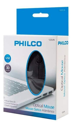 Mouse Alámbrico Philco Usb Óptico