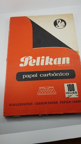Antiguo Papel Carbónico Pelikan 43 Oficio Y 71 Carta