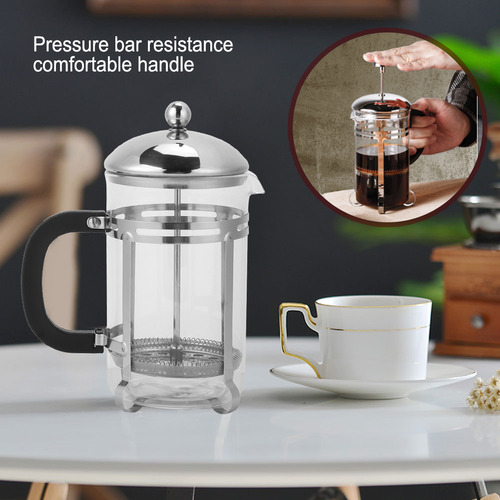 Cafetera Individual Prensa Francesa 800ml De Vidrio