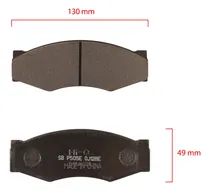 Comprar Pastillas Freno Del (c\u002Fsensor) Bremsi Nissan D21 4wd 91-95
