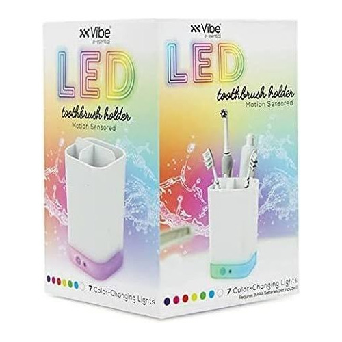 Porta Cepillo Con Luz Led | Recargable