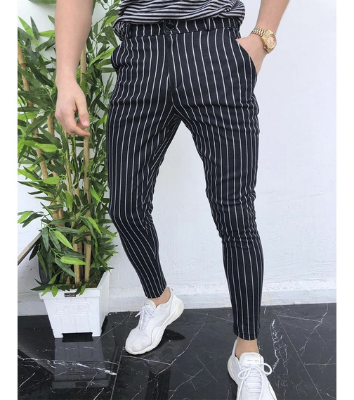 Pantalon Blanco Con Rayas Negras Para Hombre | MercadoLibre 📦 Pantalon Blanco Con Rayas Negras Para Hombre | MercadoLibre 📦