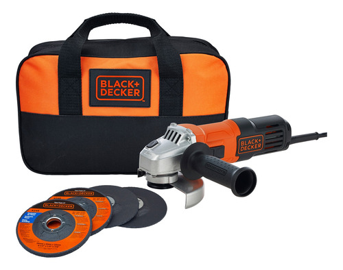 Amoladora 650w 4 Discos Bolso Black Decker G650k5