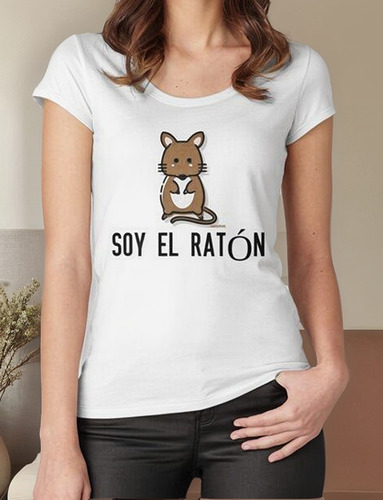 Remera Sombrero Mexicano Soy El Raton Algodon Premium