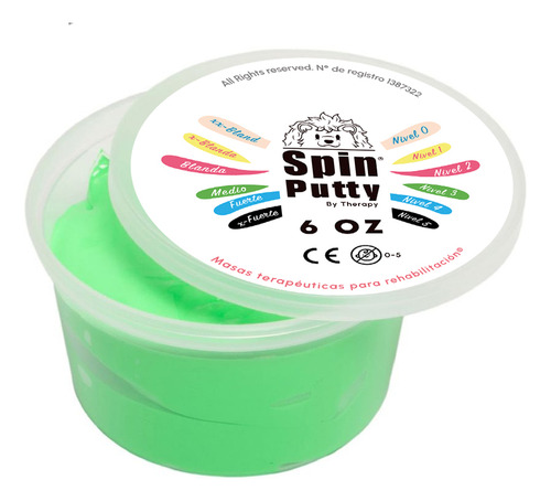 Masas Terapéuticas Spin Putty By Therapy Set 6 Unidades 6oz