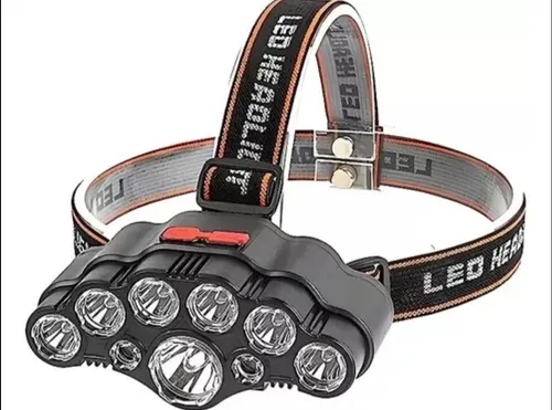 comprar Linterna Led Recargable Portátil De Cabeza Minera