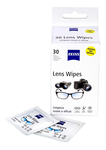 Imagem 3 de 9 de Kit Lens Wipes Zeiss C/ 180 Lenços Umedecidos
