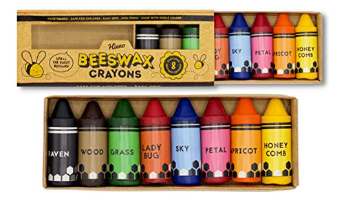 8 Crayones Jumbo Redondeados No Toxicos Para Niños 