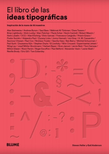 El Libro De Las Ideas Tipográficas Diseño Gráfico BLUME Color de la portada Rosa