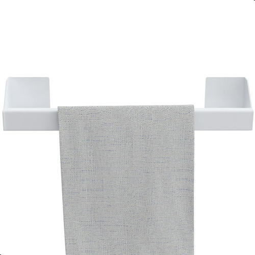 Porta Toalha De Rosto Adesivo Autocolante Branco Df