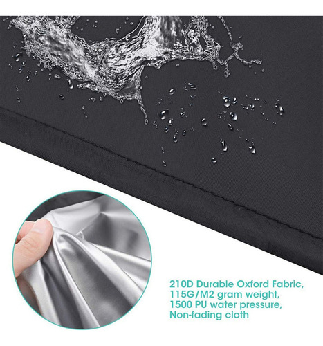 . Cubre Calentador De Patio 210d Impermeable Tela Oxford Con