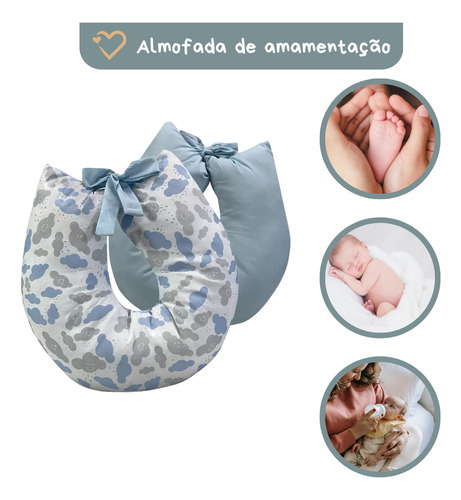 Almofada De Amamentaçao Bebe Travesseiro Menina Maternidade