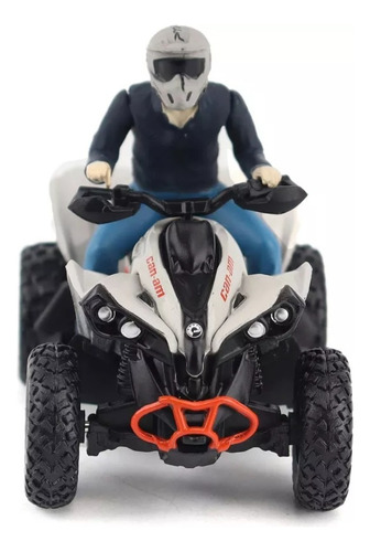 Can Am 1:32 Cuatrimoto Renegade X Mc 1000r Gris Con Corredor