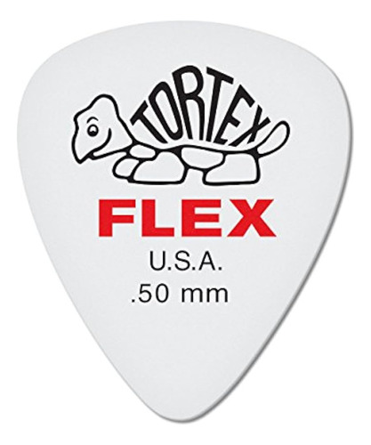 Jim Dunlop Dunlop Tortex Flex Standard .50mm Red Guitar Pick