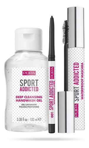 Sert Maquillaje Sport Addicted 001 Extrablack Pupa