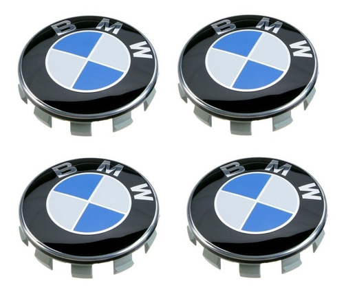 Bmw 325 120 125 520 540 Centros De Rin 4 Piezas 68 Mm