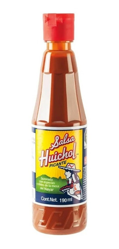 6 Salsas Huichol Picantes 190ml Cada Una