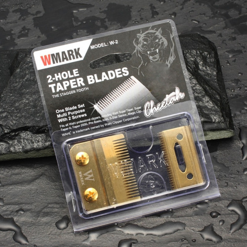 Lâmina Fade Para Wahl Senior Legend Magic Clip Kemei Wmark Cor Dourado