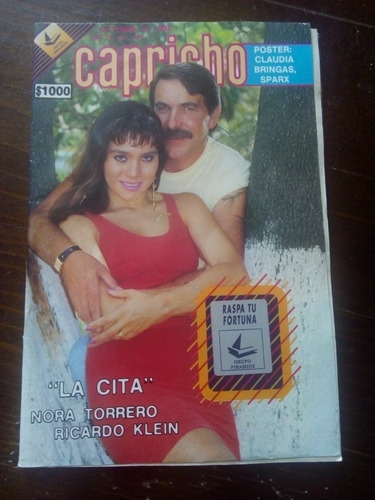 Nora Torrero Y Ricardo Klein Fotonovela Capricho Claudia Bri (Usado)