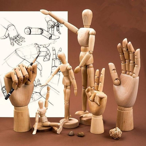 Maniqui Articulado 30 Cm Modelo Humano Para Dibujo
