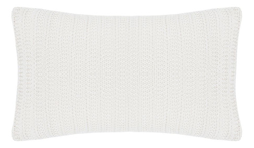 Almofada 30x50cm Buddemeyer Tricot Taylor Cor 001 - MARFIM