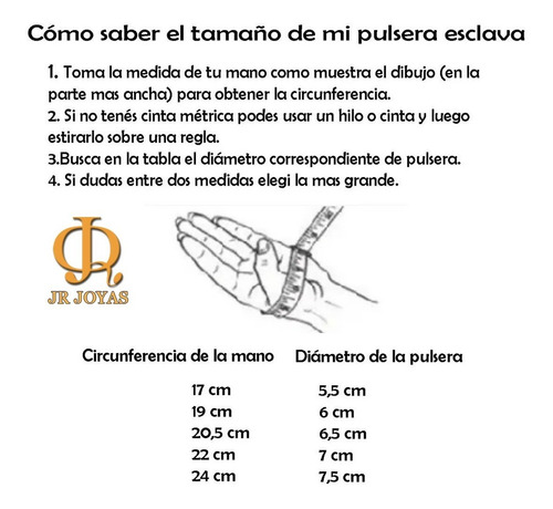 Imagen 4 de 5 de Pulsera Esclava 5mm Maciza Plata 925 Garantia Jr Joyas