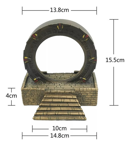 . Resina Coleccionable Stargate Glow Time Tunnel 2024