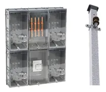 Comprar Kit Poste Padrão Edp + Caixa De Luz Para 4 Medidores 16mm